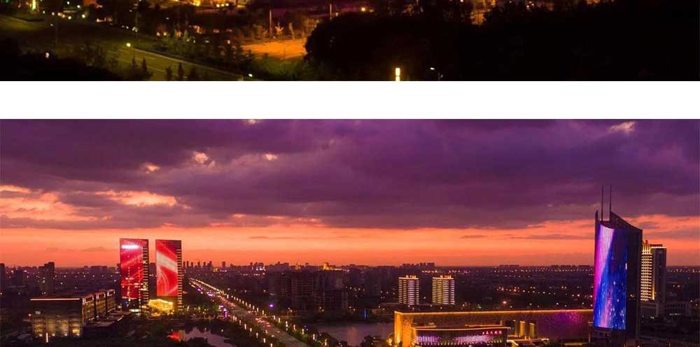 江苏东台市夜景亮化