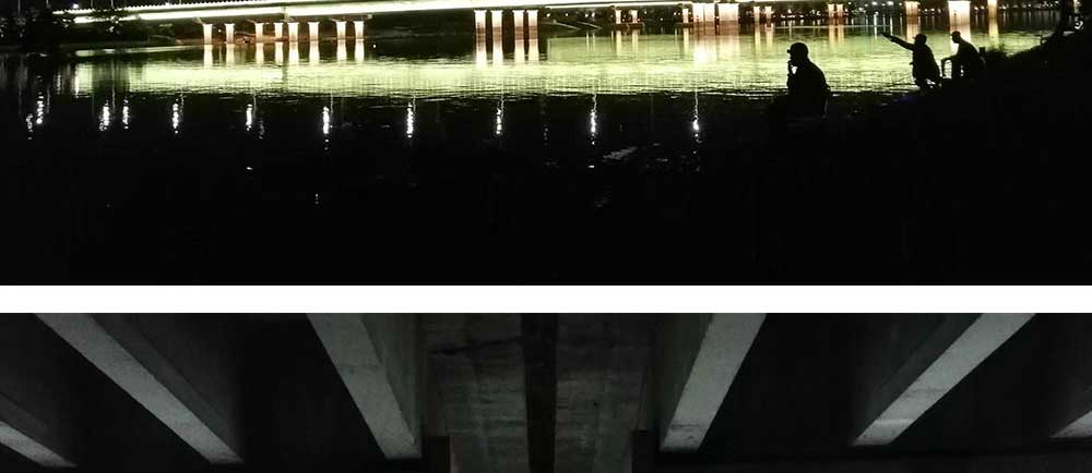 北京京杭大运河通州夜景